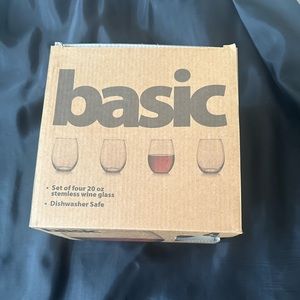 Home Essentials Stemless Wine Set of Four